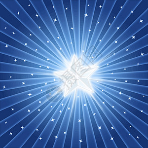 明亮闪耀的恒星火花魔法插图星星射线图片