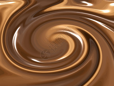 巧克力棕色牛奶食物漩涡旋转糖果图片