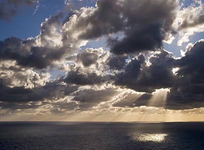 地中海黄昏海洋射线环境地球地平线气象风景日出天顶气氛图片