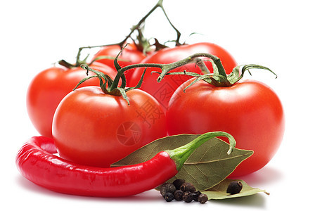 番茄 热辣椒 香料图片