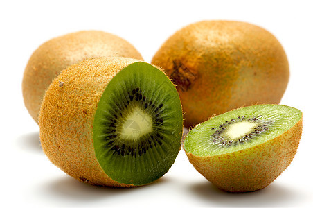 基维斯绿色饮食甜点绒毛白色热带奇异果水果食物图片