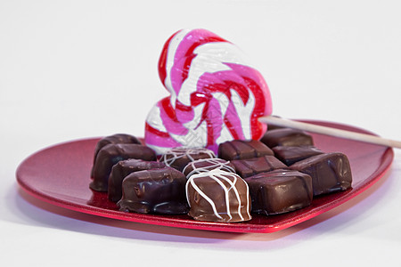 情人节糖果盘巧克力礼物糖果庆典收藏食物甜点盘子味道诱惑图片