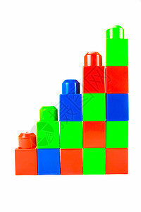 建筑砖块玩具积木梯子公司市场孩子楼梯孩子们白色库存图片