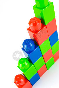 建筑砖块积木孩子孩子们玩具库存公司市场楼梯白色梯子图片