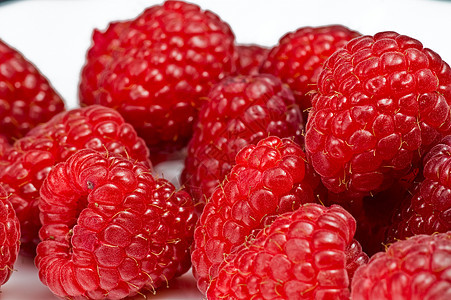 新鲜成熟的草莓粉色红色团体食物宏观美食甜点水果覆盆子图片