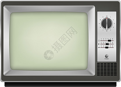 旧的 tv视频技术电视播送旋钮管子屏幕频率天线表盘图片