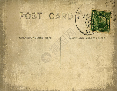 具有古老背景的明信片框架记忆羊皮纸纸板艺术卡片邮票空白褐色边界图片