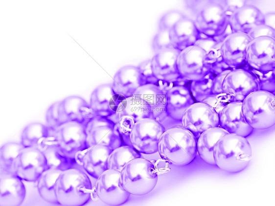紫珍珠珍珠时尚紫色项链珠子珠宝圆形白色首饰图片