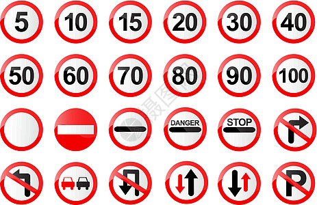 交通信号牌安全标志红色收藏艺术危险警告圆圈路标交通图片