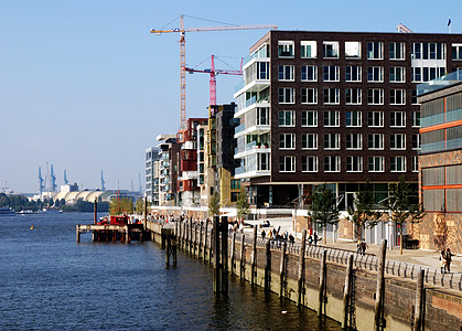 Hafen City 市港口经纪人窗户建筑学建筑房地产奢华汉堡房子图片