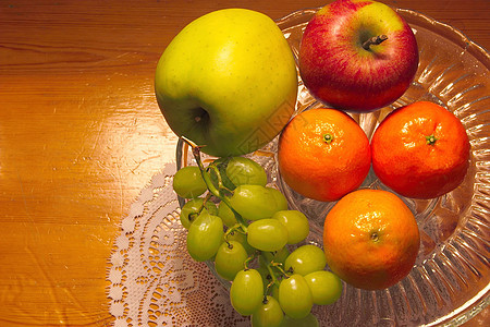 新鲜水果早餐食物维生素甜点橙子果味果汁饮食生产盘子图片