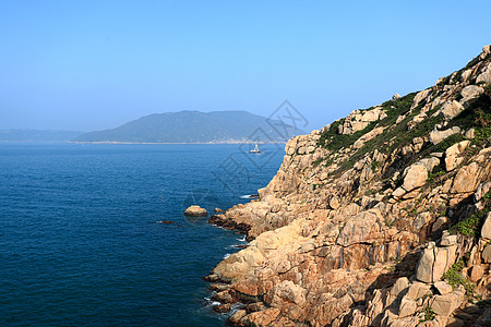 香港的海岸海滨季节假期天空海岸线热带海洋天气金子风景旅行图片