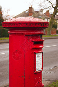 红色邮箱沟通送货邮筒邮局写作信封邮政信箱邮件邮票图片