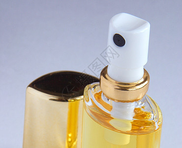 香水喷洒瓶香味商品反射化妆品奢华玻璃瓶子喷雾器背光图片