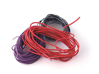 多色钢丝的紧闭卷曲电缆地球电子产品解决方案漩涡接线地面电压绝缘体图片