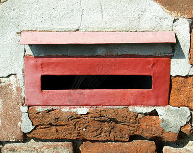 邮件框邮政红色邮箱盒子送货图片