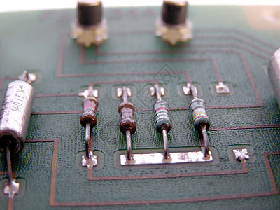印刷电路电子产品电脑收音机电阻器木板电子蚀刻接线电容器电路板图片