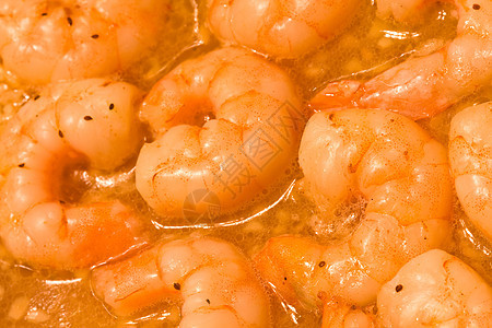 虾红色食物贝类海鲜宏观小龙虾黄油粉色图片