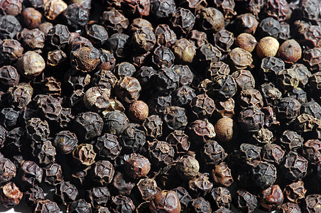 黑胡椒种子香料地面食品菜单棕色黑色调味品胡椒粉末图片