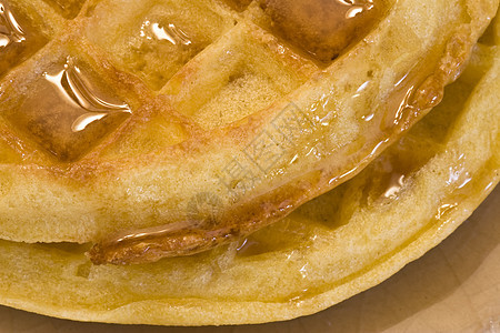 松饼时间味道午餐糖浆宏观早餐白色小吃盘子美食棕色图片