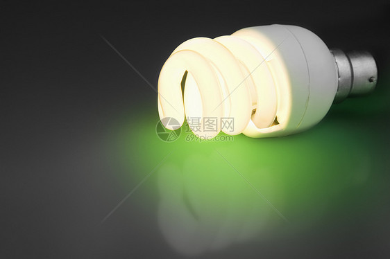 低能灯泡发光绿色环境保护环境水平影棚螺旋节能摄影节能器背景图片