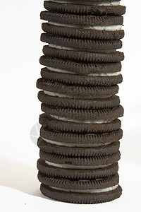堆叠饼干巧克力午餐小吃营养背景图片