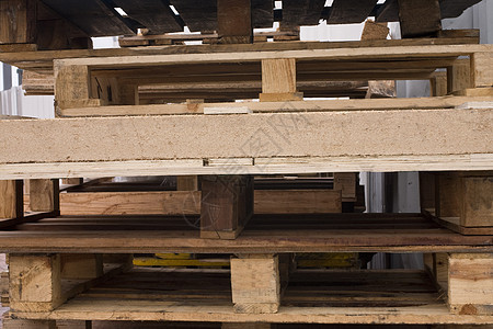 托盘木头工作贮存船运公司组织木材存货仓库库存图片