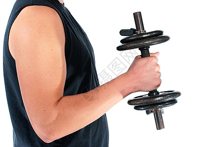 哑铃力量健身房建筑俱乐部健康练习成人活力黑色肌肉图片
