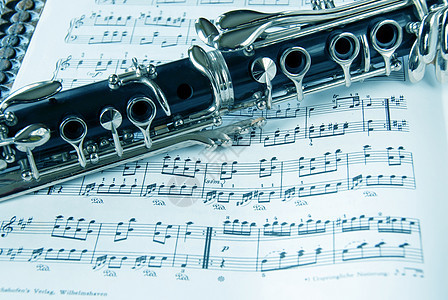 古典音乐蓝色青色歌曲旋律金属文化笔记教育床单乐器图片