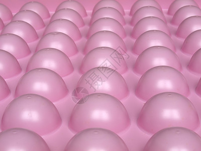 背景塑料粉色气泡图片