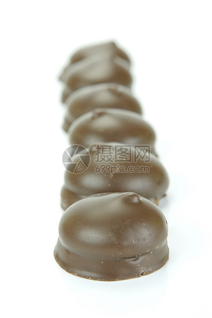 棉花麦芽饼干巧克力糖果食物棕色白色图片