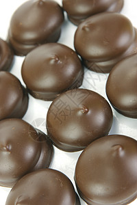 棉花麦芽饼干巧克力食物糖果白色棕色图片