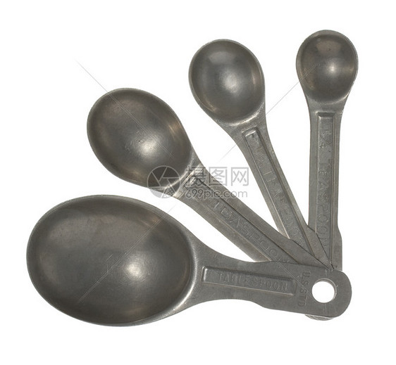 一套能测量勺子的铝体图片