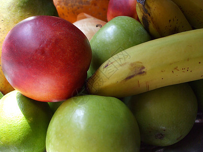 果类组绿色果汁柠檬红色纹理香蕉水果食物维生素图片
