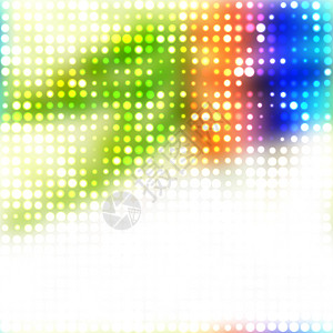 色彩多彩的彩虹点图片
