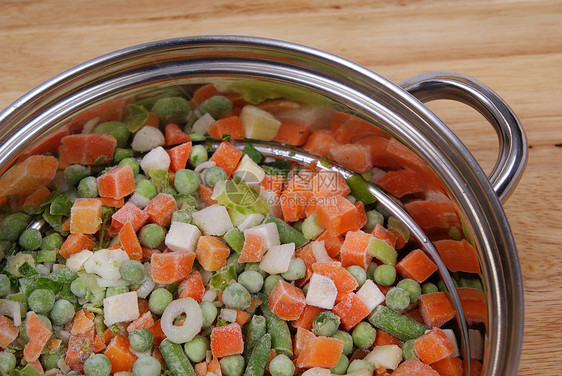 冷冻蔬菜餐厅菜花白色蔬菜青豆桌子产品玉米图片