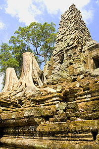 柬埔寨帕利莱寺庙砂岩地标崇拜旅游佛教徒高棉语考古学遗迹建筑历史图片