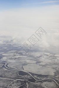 空气中的北极苔原地球气候生态植被飞机湿地衬套旅行生态旅游植物图片