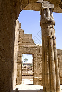 卢克索寺庙考古学雕像王国纪念碑旅行文字法老建筑学废墟象形图片
