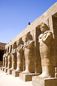 卡纳克寺庙旅行法老岩石国王考古学地标纪念碑王国女王图片