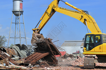 建筑拆除工地图片