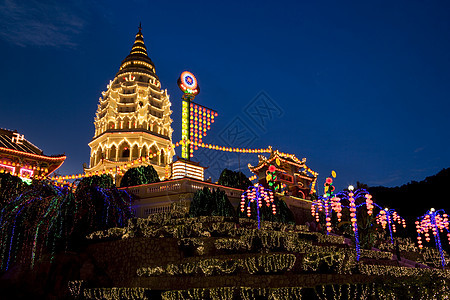 中华新年  光明灯文化庆典神社上帝灯笼佛教徒建筑学信仰月球崇拜图片