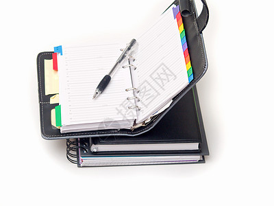 办公室固定式     笔和白日记文档日历日记会议笔记议程时间学习杂志软垫图片