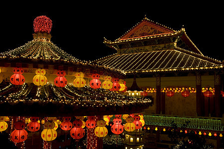 中华新年  光明灯建筑学月球文化灯笼崇拜上帝庆典旅行神社传统图片