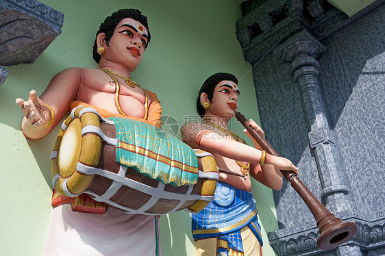 印度神庙女神像宗教文化旅行神社上帝旅游偶像雕塑精神雕像图片