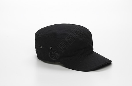 黑盖棉布空白头件商品纺织品帽子广告黑色图片