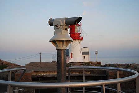 灯塔导航警告建筑旅游镜子海堤海岸白色湖区月亮图片