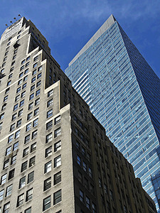 办公大楼成功财产中心办公室城市地标景观摩天大楼建筑物反射图片