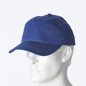蓝盖空白防护衣服工作服配饰边缘对象纺织品个人帽子图片