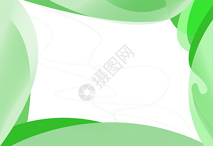 摘要绿色框架漩涡海浪墙纸活力白色曲线卷曲扭曲正方形弯曲图片